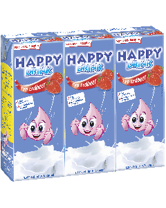 Hochwald Happy Drink Typ Erdbeere 1,35% Fett 3x200ml